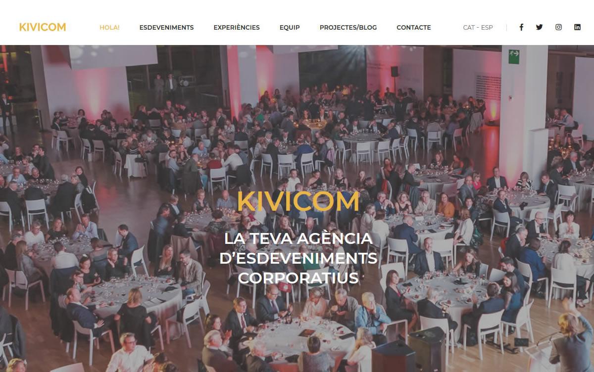 HOLA! aquesta setmana hem renovat la nova pàgina Web de www.kivicom.com programada i dissenyada per Webmastervic.